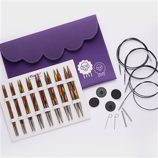 Sada vymeniteľných ihlíc KnitPro Symfonie Wood DeLuxe